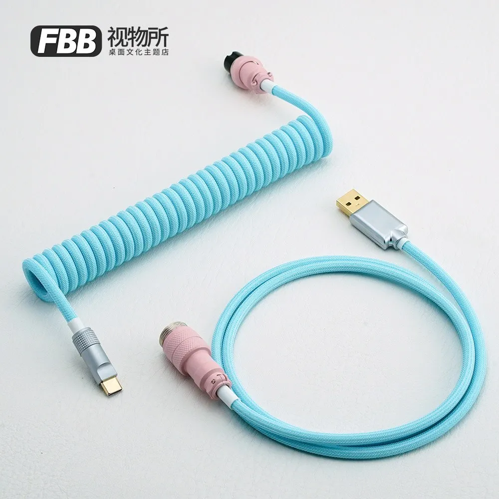 FBB GMK Custom Coiled Type-C Cable