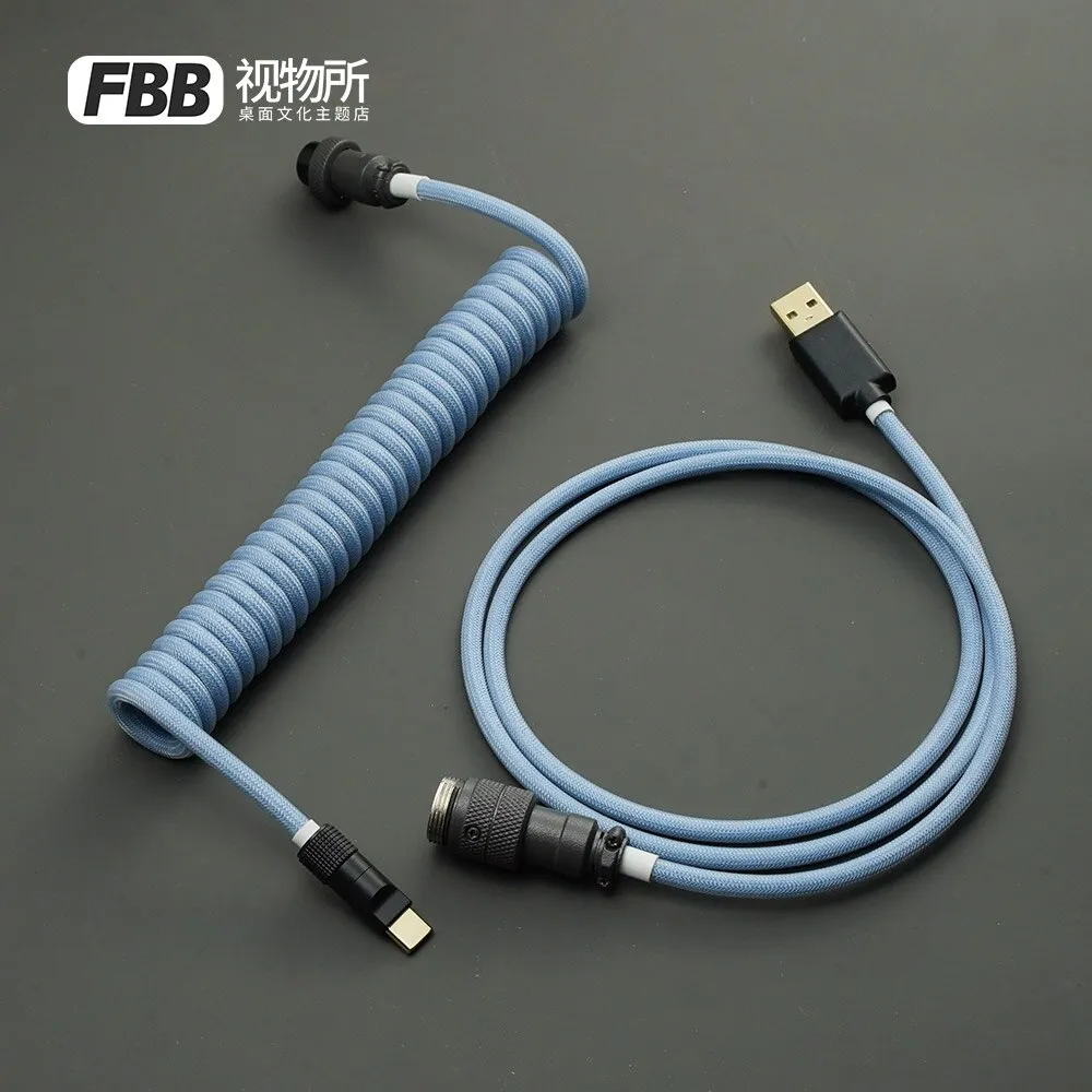 FBB GMK Custom Coiled Type-C Cable