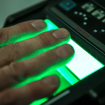 Fingerprinting Service [on Hard Fingerprint Card] - Includes printing from archived prints