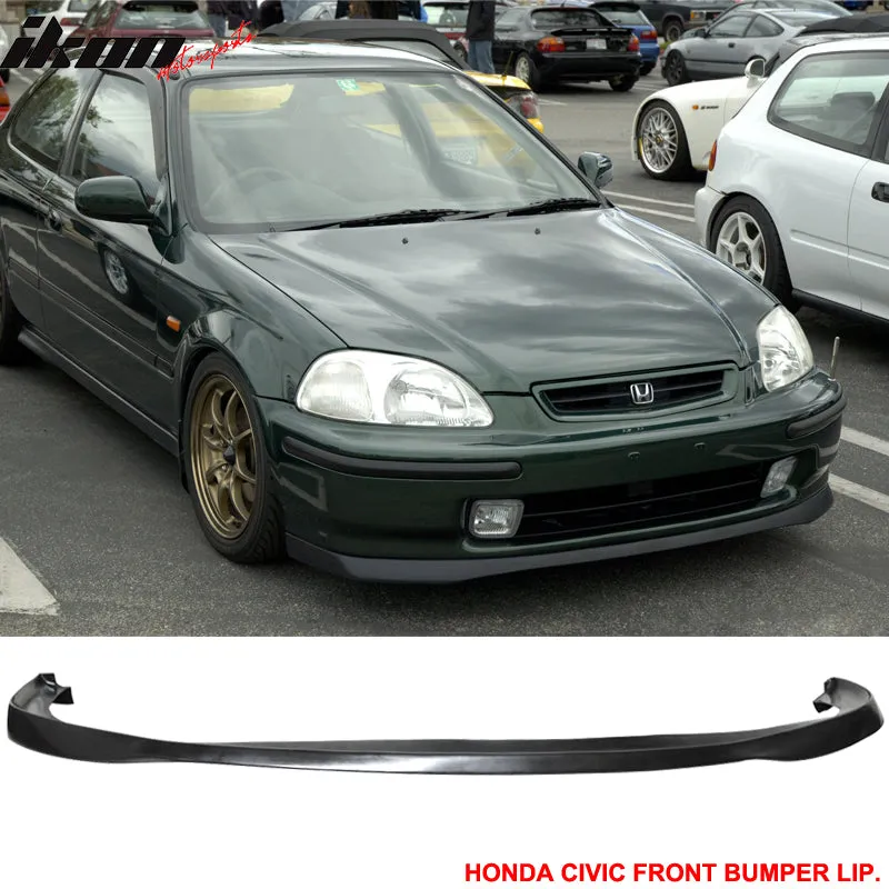 For Honda Civic 96-98 2 SIR Front   Rear Bumper Lip Spoiler PU