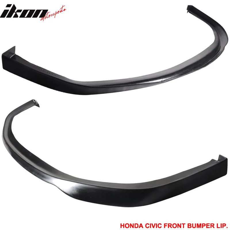 For Honda Civic 96-98 2 SIR Front   Rear Bumper Lip Spoiler PU