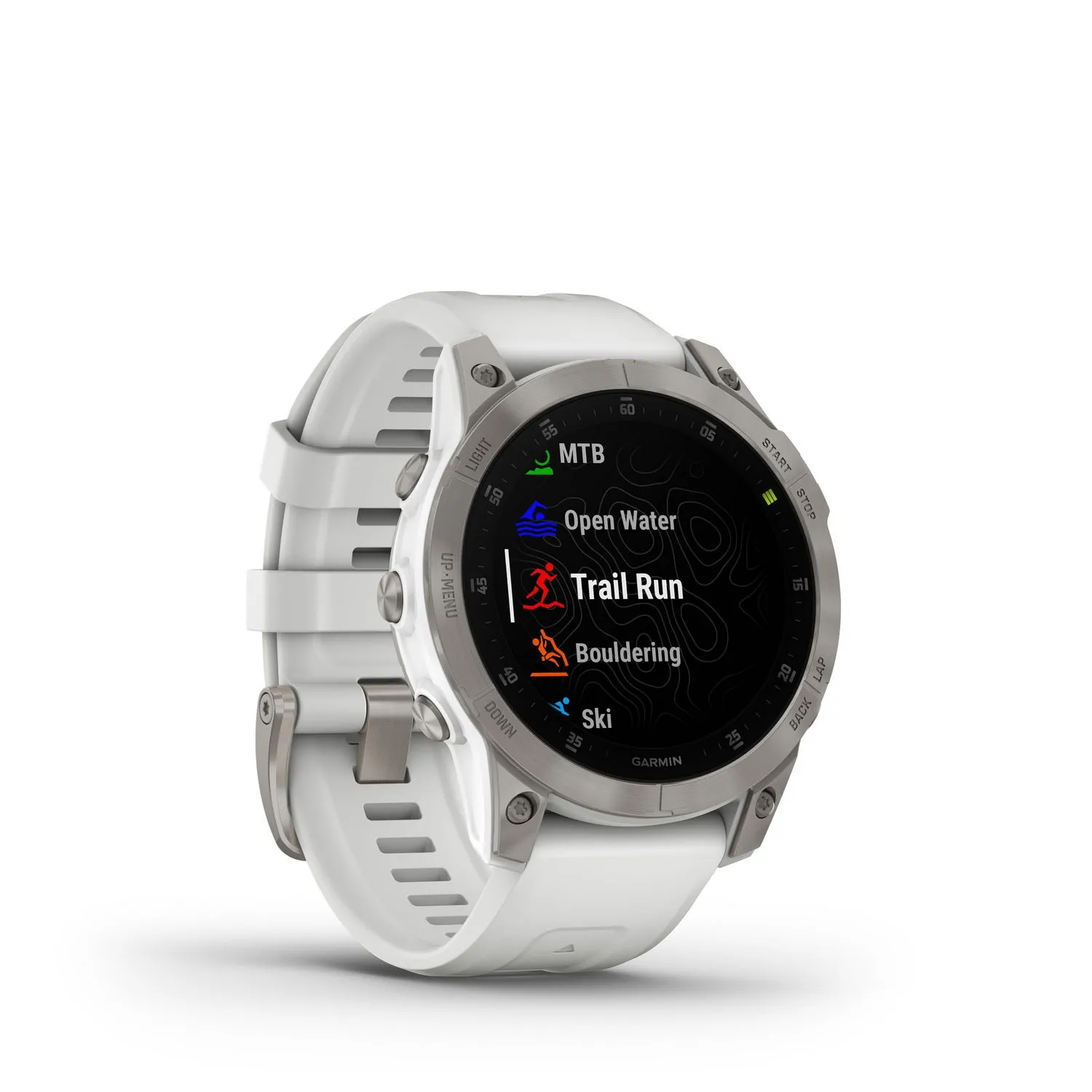 Garmin Epix Premium Outdoor Smartwatch Sapphire-White Titanium