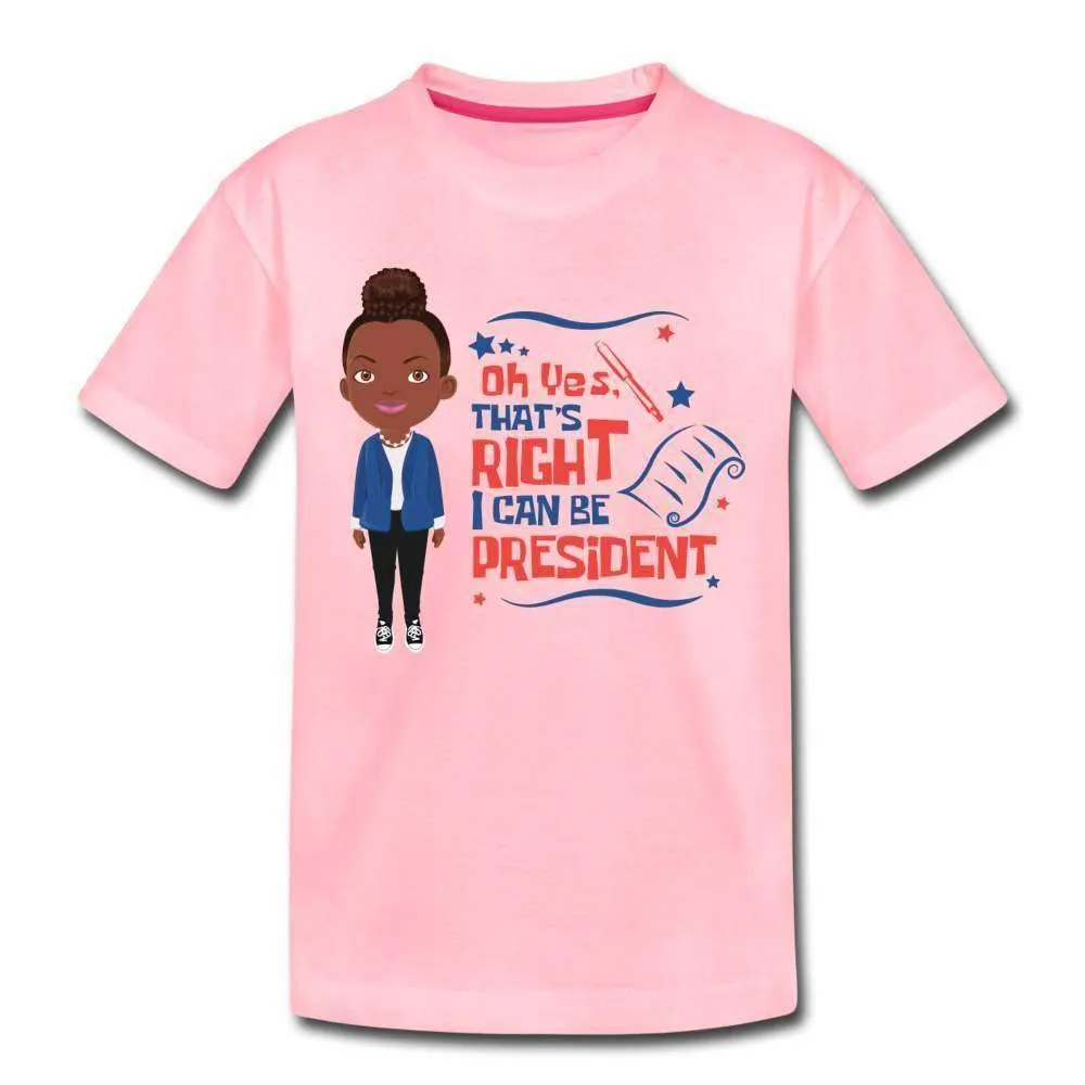 Girl President Toddlers T-shirt