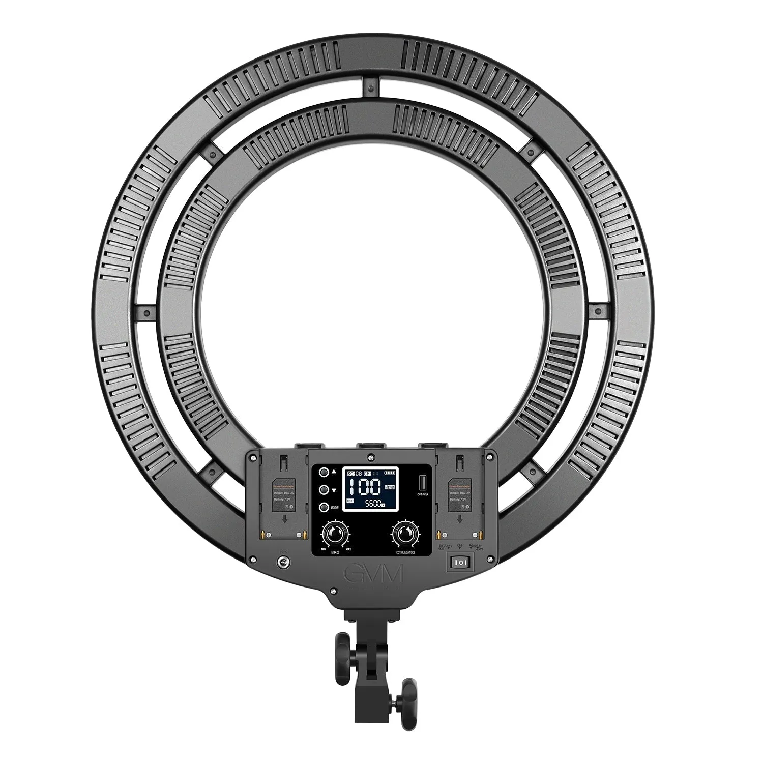 GVM-Ring18 50W High Power Bi-Color & RGB Ring Light Kit (18")