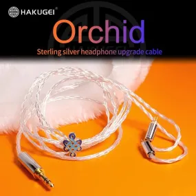 HAKUGEI Orchid Sterling Silver Headphone Upgrade Cable