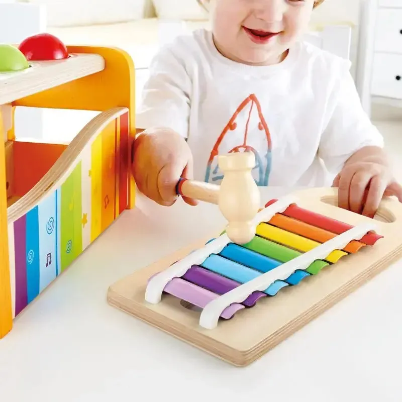 Hape Pound & Tap Bench with Slide Out Xylophone