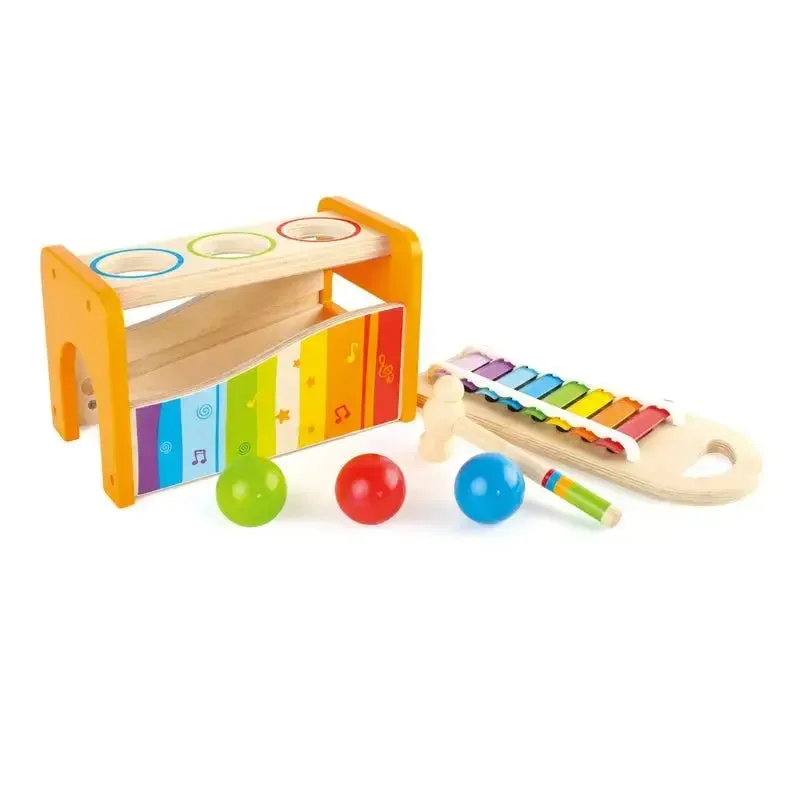 Hape Pound & Tap Bench with Slide Out Xylophone