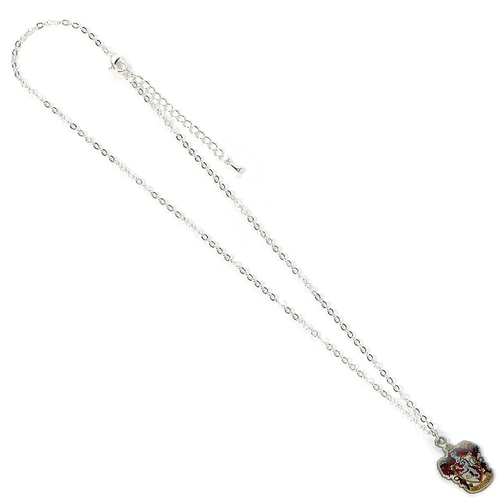 Harry Potter Silver Plated Necklace Gryffindor Crest