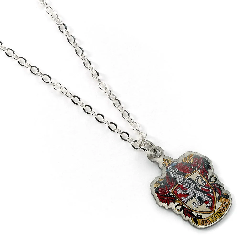 Harry Potter Silver Plated Necklace Gryffindor Crest