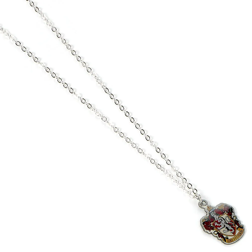 Harry Potter Silver Plated Necklace Gryffindor Crest