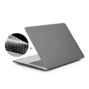 HAT PRINCE MacBook Pro 13 No Touchbar matte case with keyboard protector - Grey