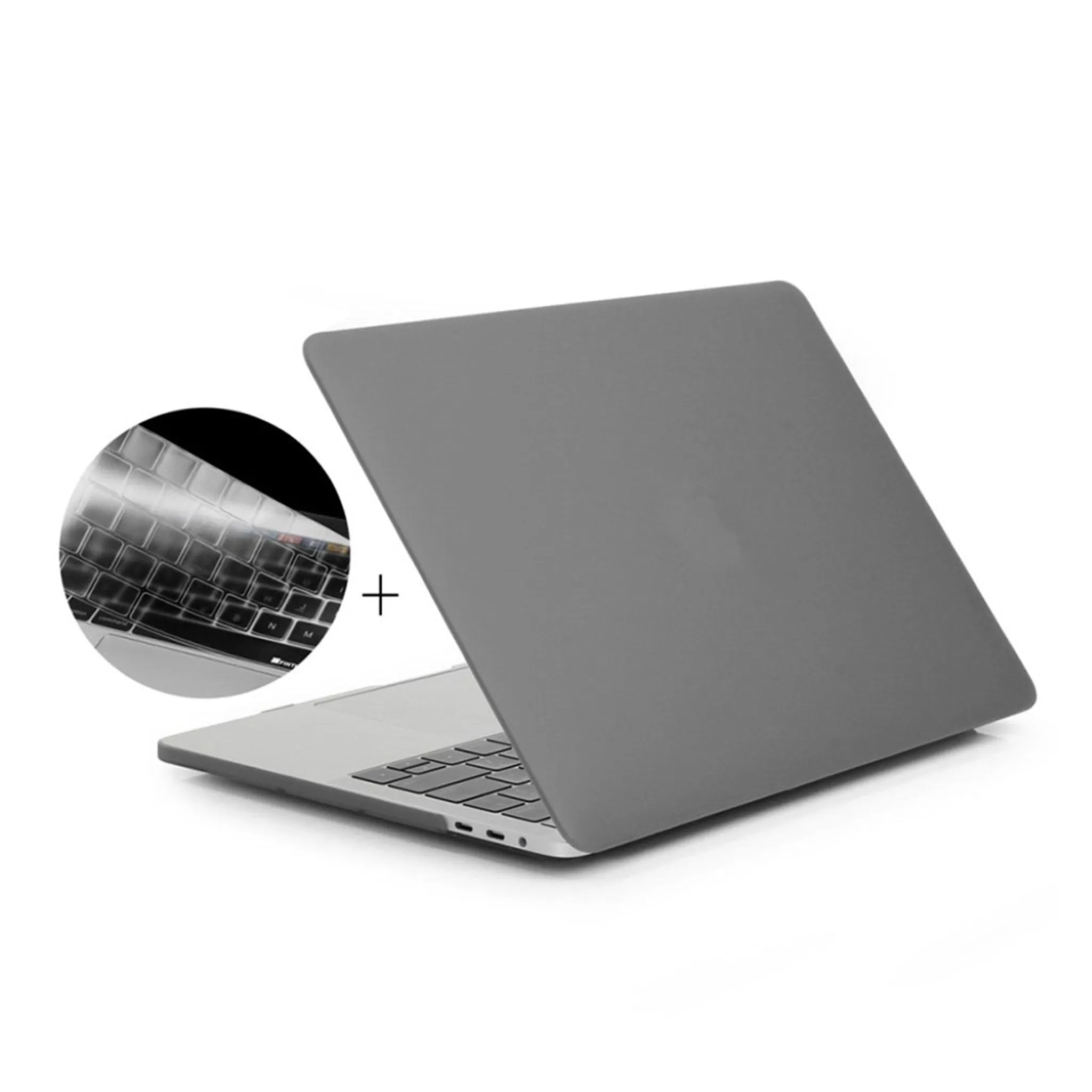 HAT PRINCE MacBook Pro 13 No Touchbar matte case with keyboard protector - Grey