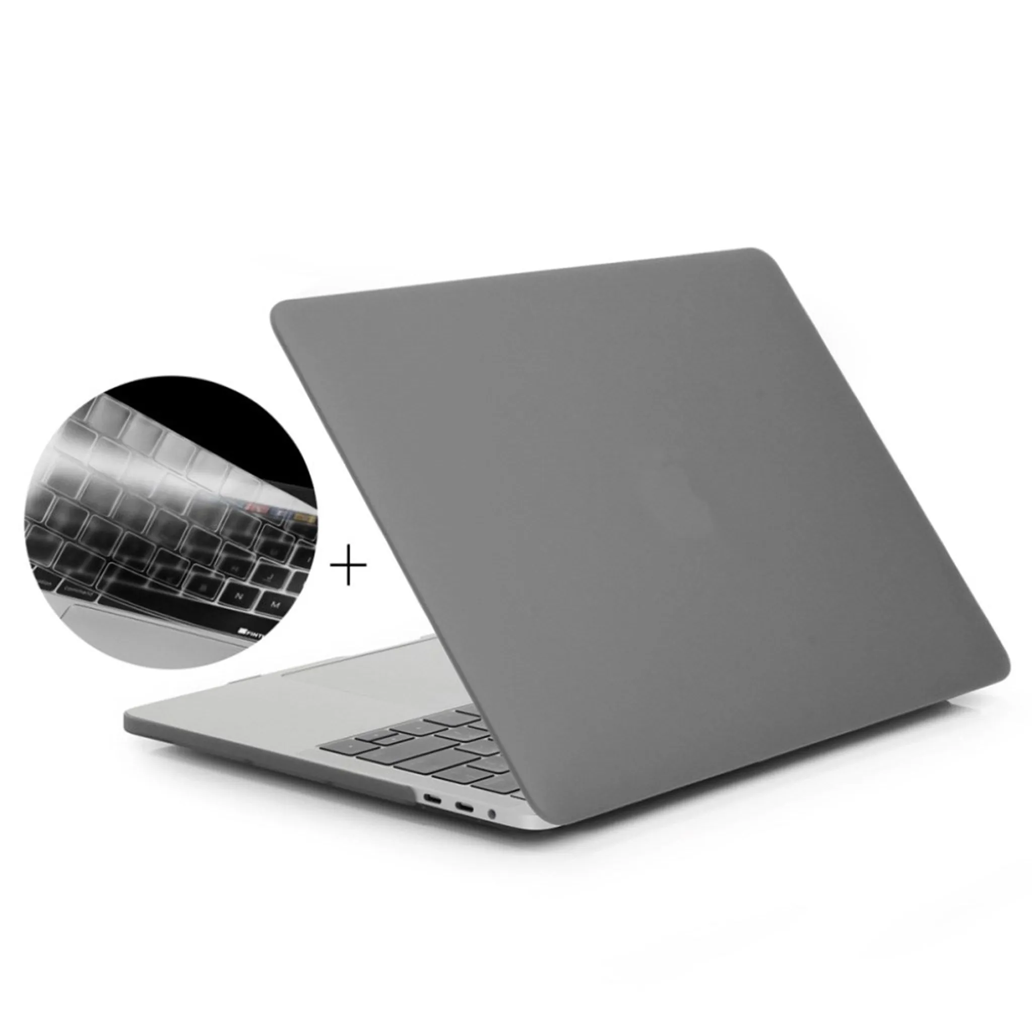 HAT PRINCE MacBook Pro 13 No Touchbar matte case with keyboard protector - Grey