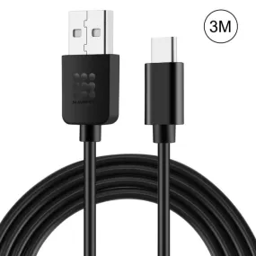 HAWEEL 3m USB-C to USB 2.0 Fast Data & Charging Cable