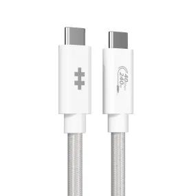 HyperDrive Next USB4 Type-C Performance Cable (1.2m/4ft) - White