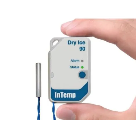 InTemp CX602 Bluetooth 90 Day Single-Use Dry Ice Temperature Data Logger