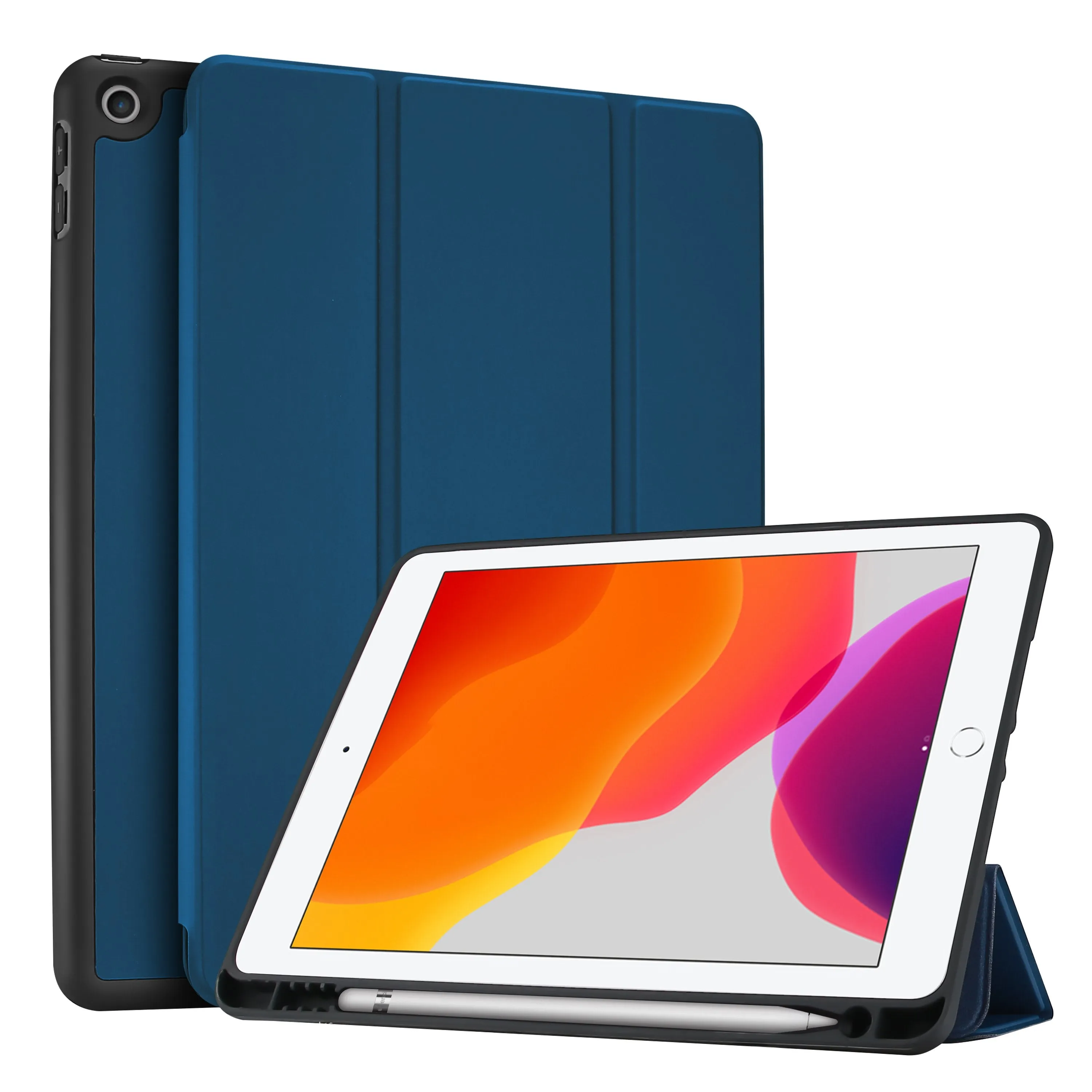 iPad 10.2" 7th Gen/ 8th Gen/ 9th Gen Soft TPU Case with Pencil Holder | ProCase