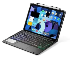 iPad Air 4 10.9 2020 Touchpad Backlit Wireless Bluetooth Pen Holder Keyboard Case