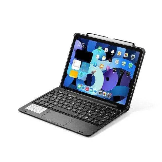 iPad Air 4 10.9 2020 Touchpad Backlit Wireless Bluetooth Pen Holder Keyboard Case