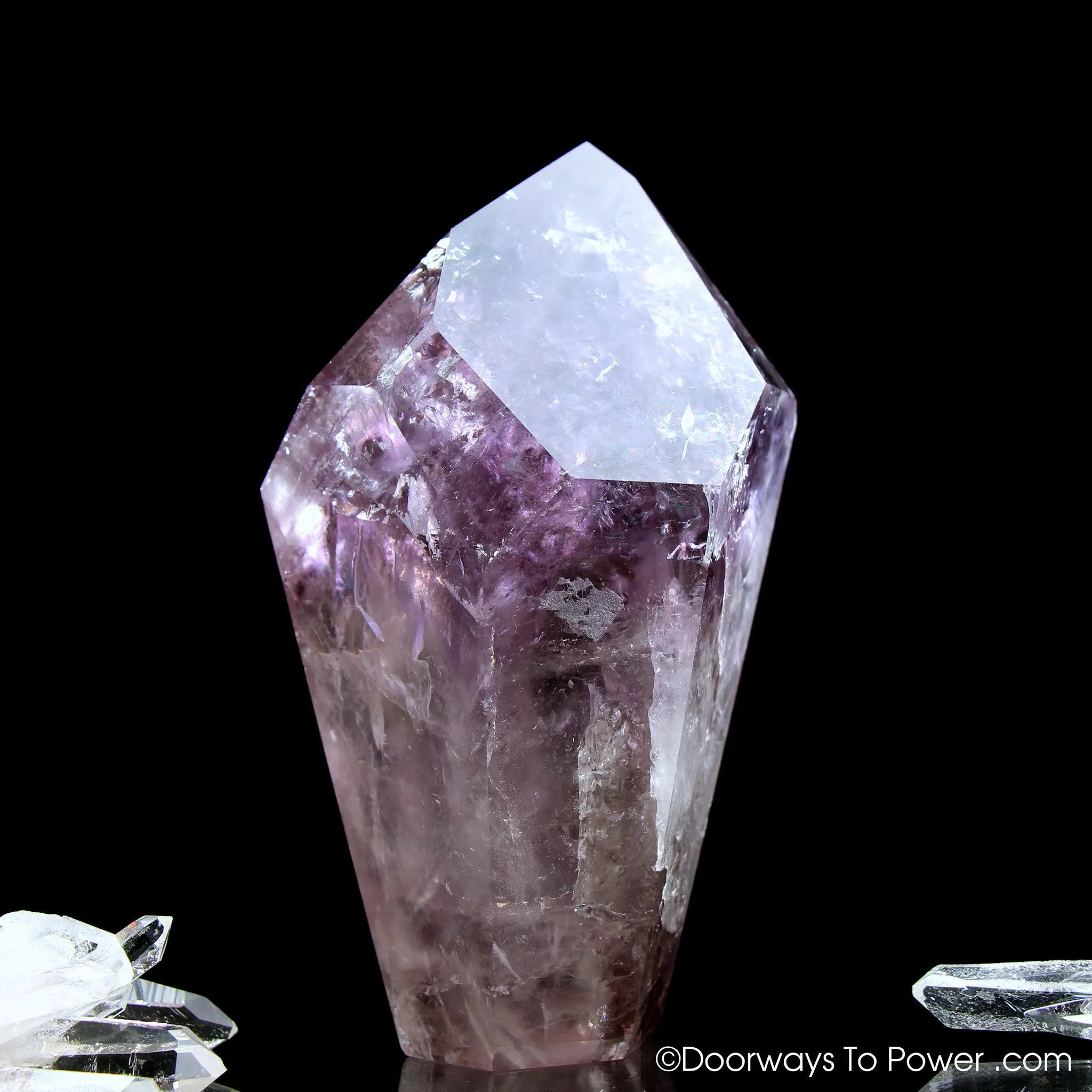 John of God Amethyst Devic Temple Crystal w/ Future Time Link 'Purify & Protect'