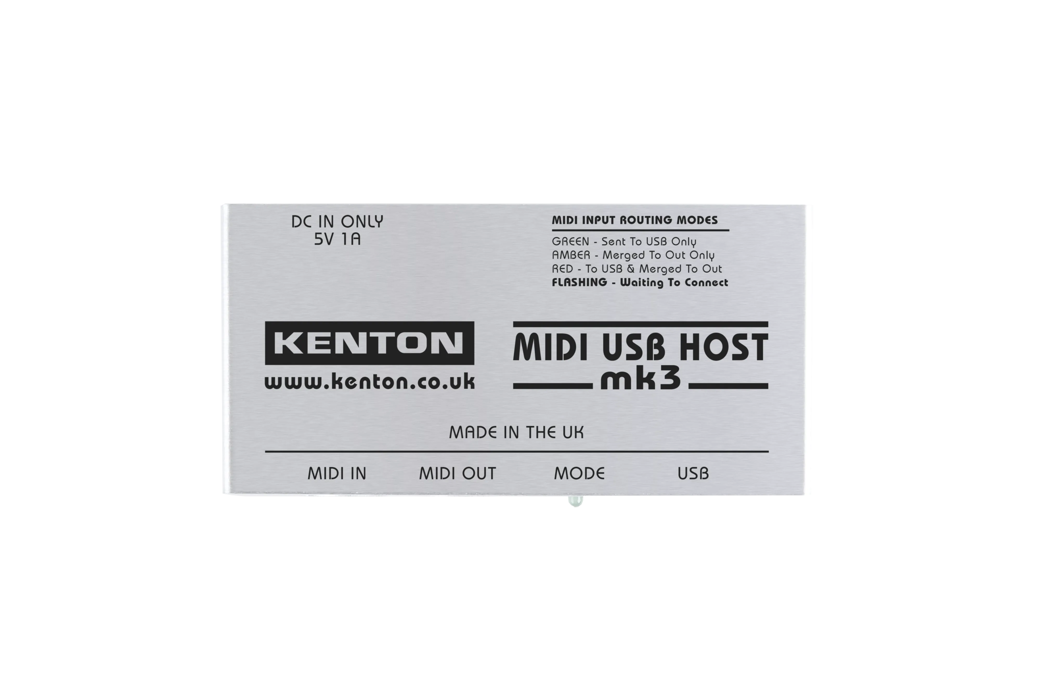 Kenton MIDI USB Host mk3 Bidirectional USB Host to MIDI Converter