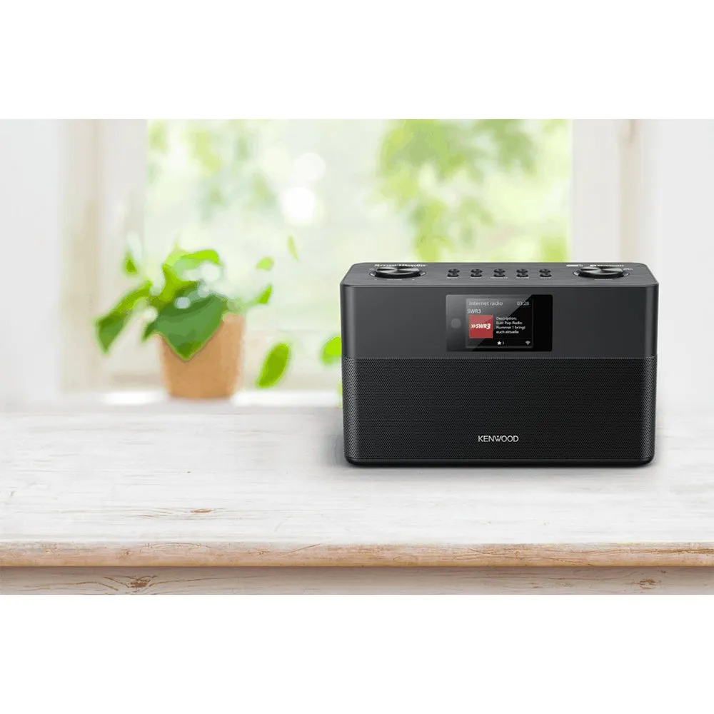 Kenwood FM-RDS/DAB  Compact Smart Radio - Black | CRST100SB