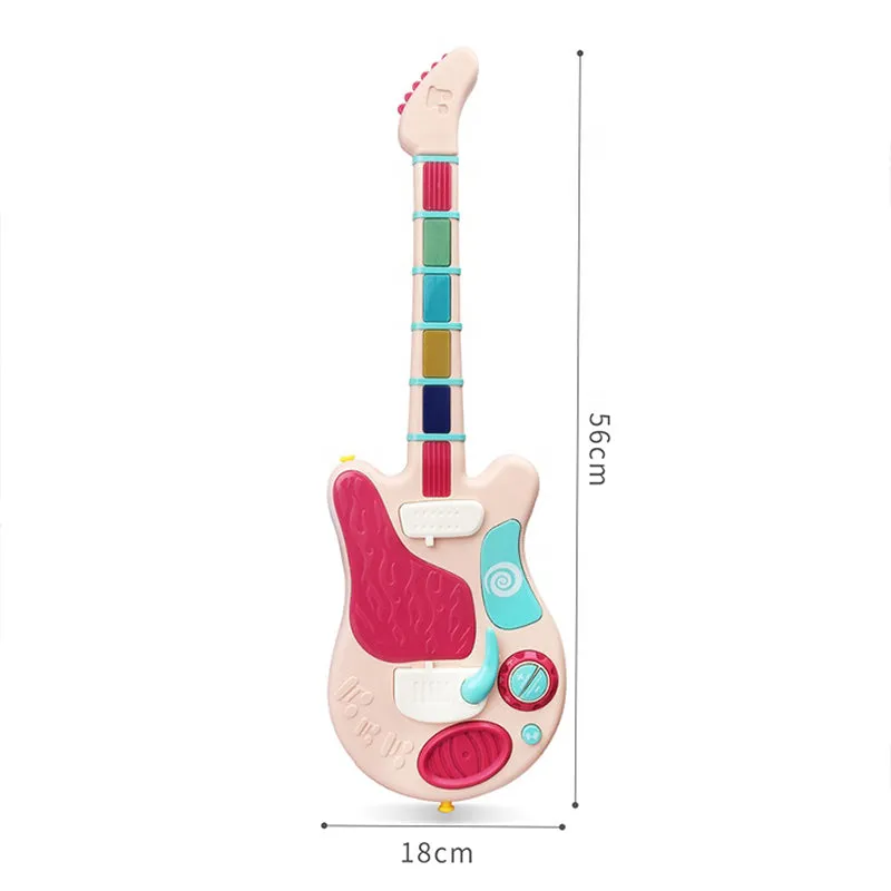 Kids Rockin Guitar Performer with Light & Sound Musical Electronic Instrument Toy Gift