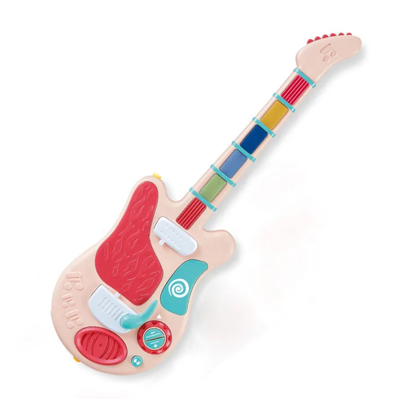 Kids Rockin Guitar Performer with Light & Sound Musical Electronic Instrument Toy Gift