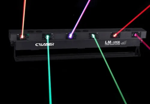 LC Group LASER-LM6-RGB Fat Beam 6W RGB Laser Bar w/ DMX Compatibility