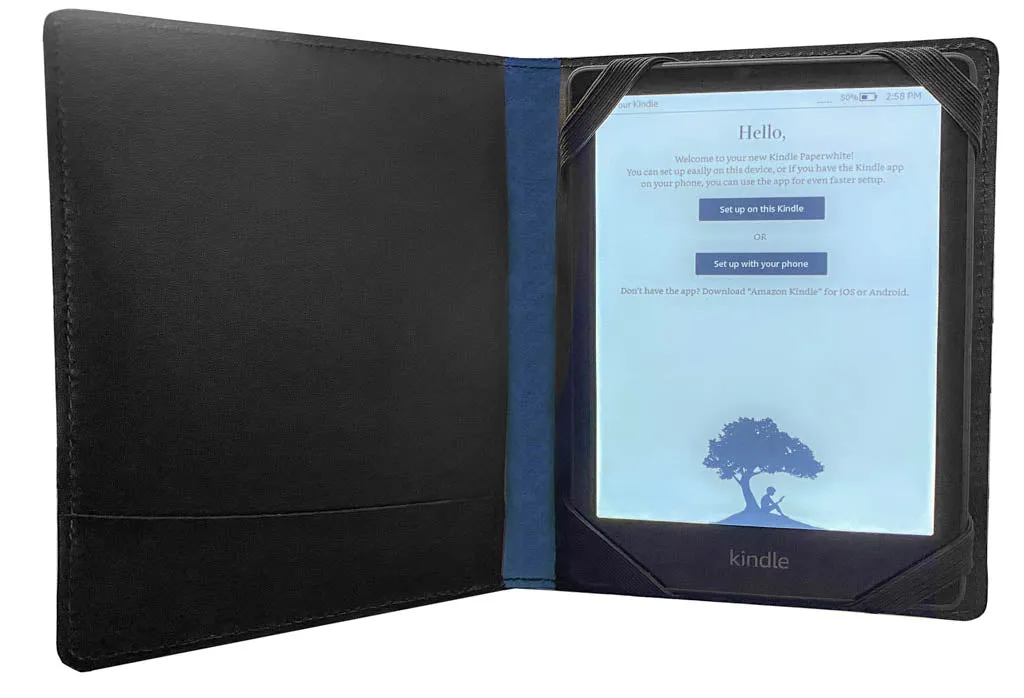 Leather Cover for Kindle e-Readers, Acanthus Leaf