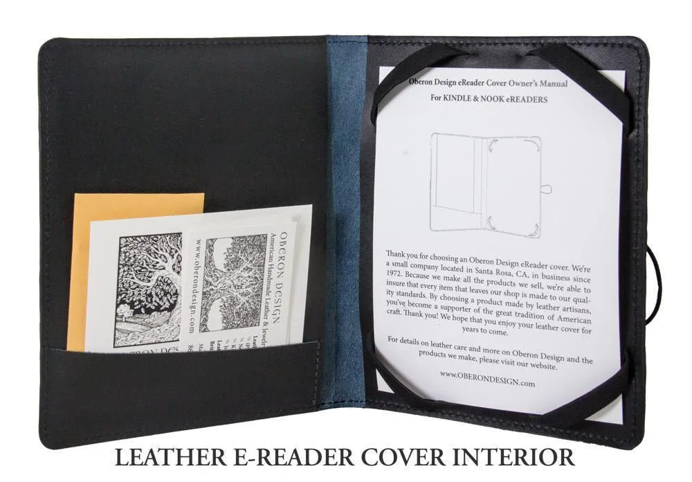 Leather Cover for Kindle e-Readers, Avenue of Trees