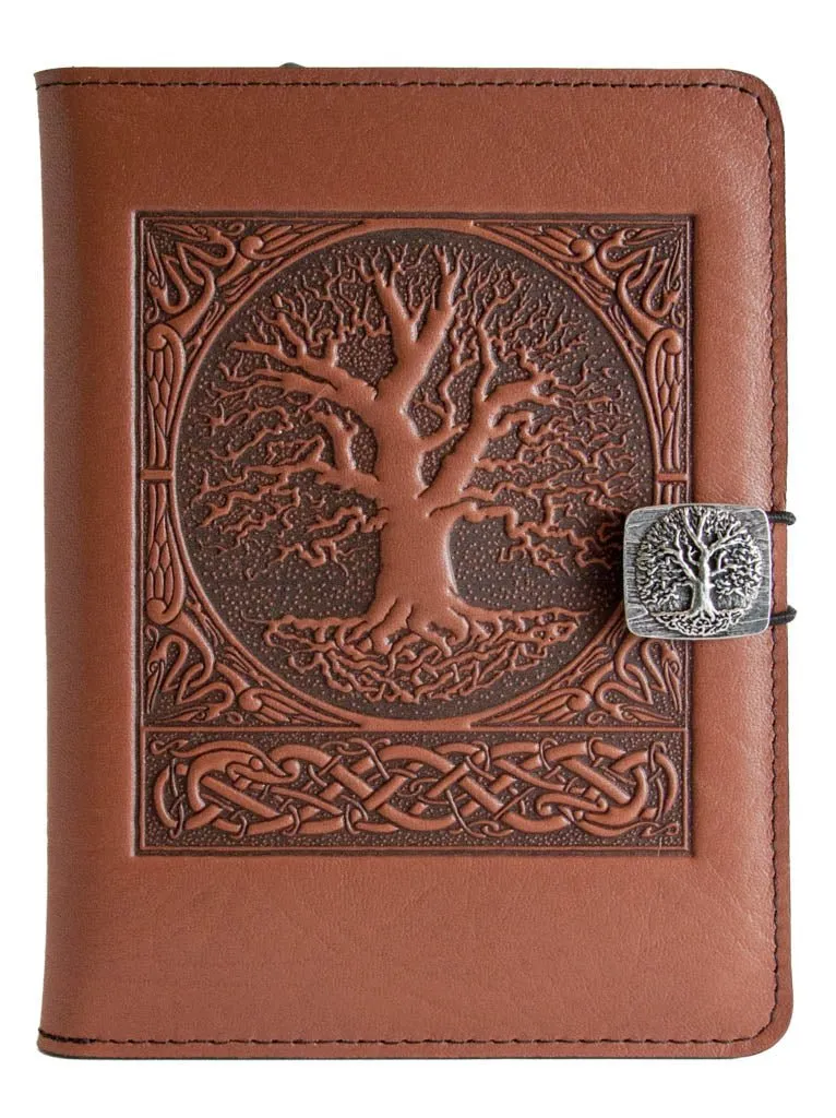 Leather Cover for Kindle e-Readers, World Tree