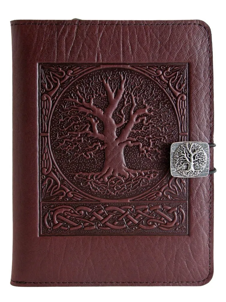 Leather Cover for Kindle e-Readers, World Tree