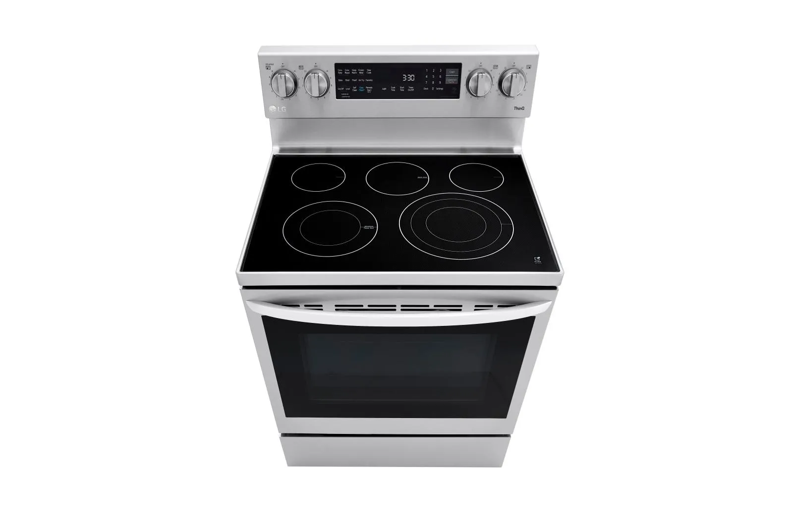 Lg LREL6325F 6.3 cu ft. Smart Wi-Fi Enabled True Convection InstaView® Electric Range with Air Fry