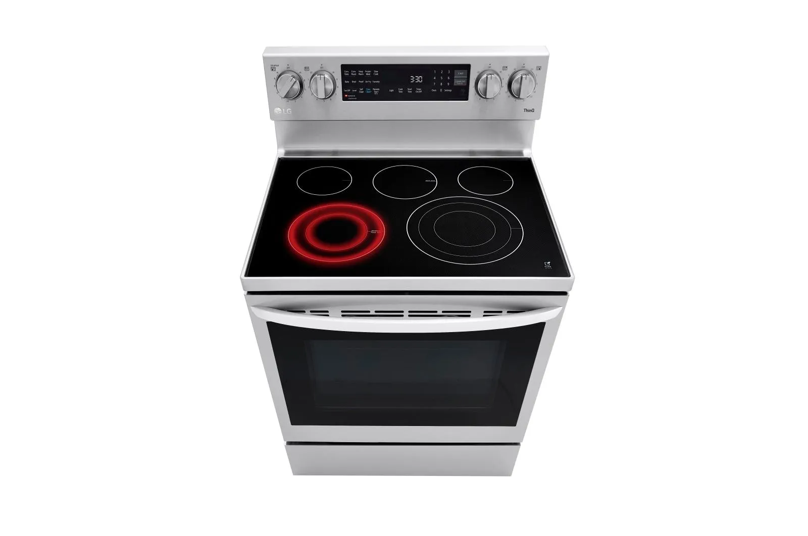 Lg LREL6325F 6.3 cu ft. Smart Wi-Fi Enabled True Convection InstaView® Electric Range with Air Fry