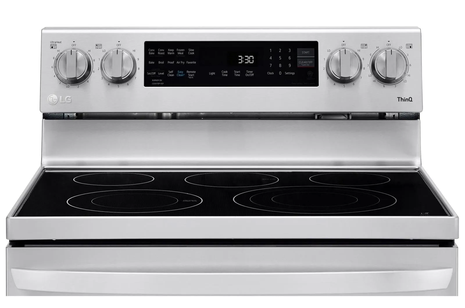 Lg LREL6325F 6.3 cu ft. Smart Wi-Fi Enabled True Convection InstaView® Electric Range with Air Fry