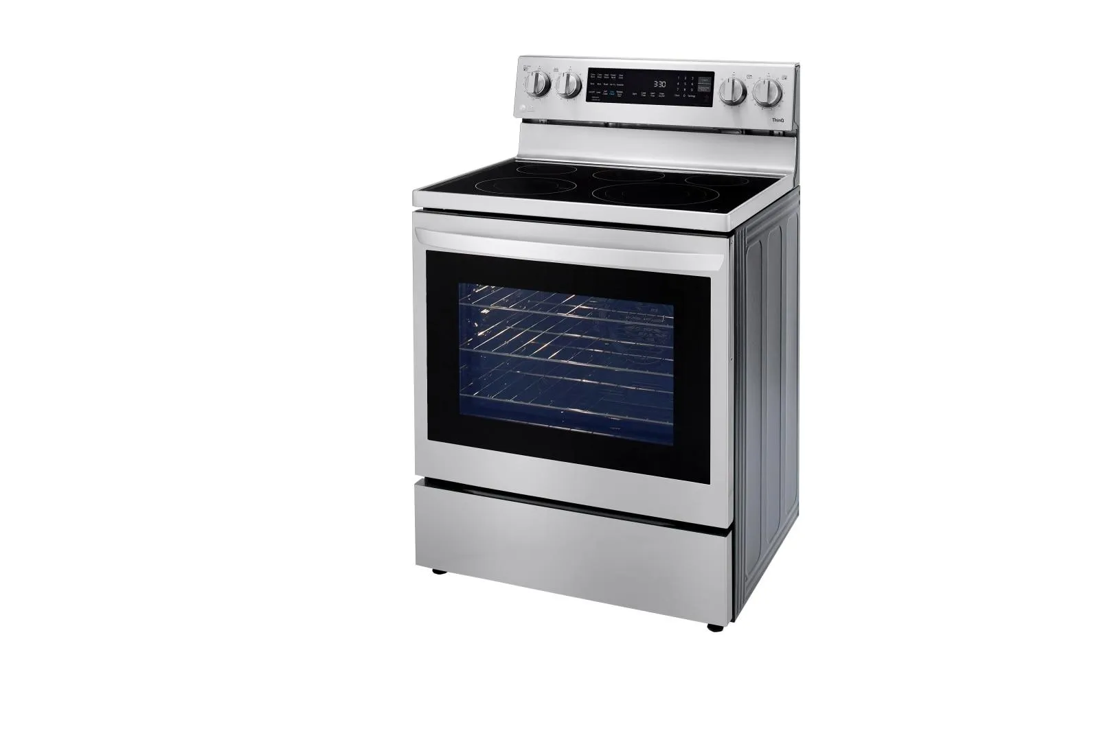 Lg LREL6325F 6.3 cu ft. Smart Wi-Fi Enabled True Convection InstaView® Electric Range with Air Fry