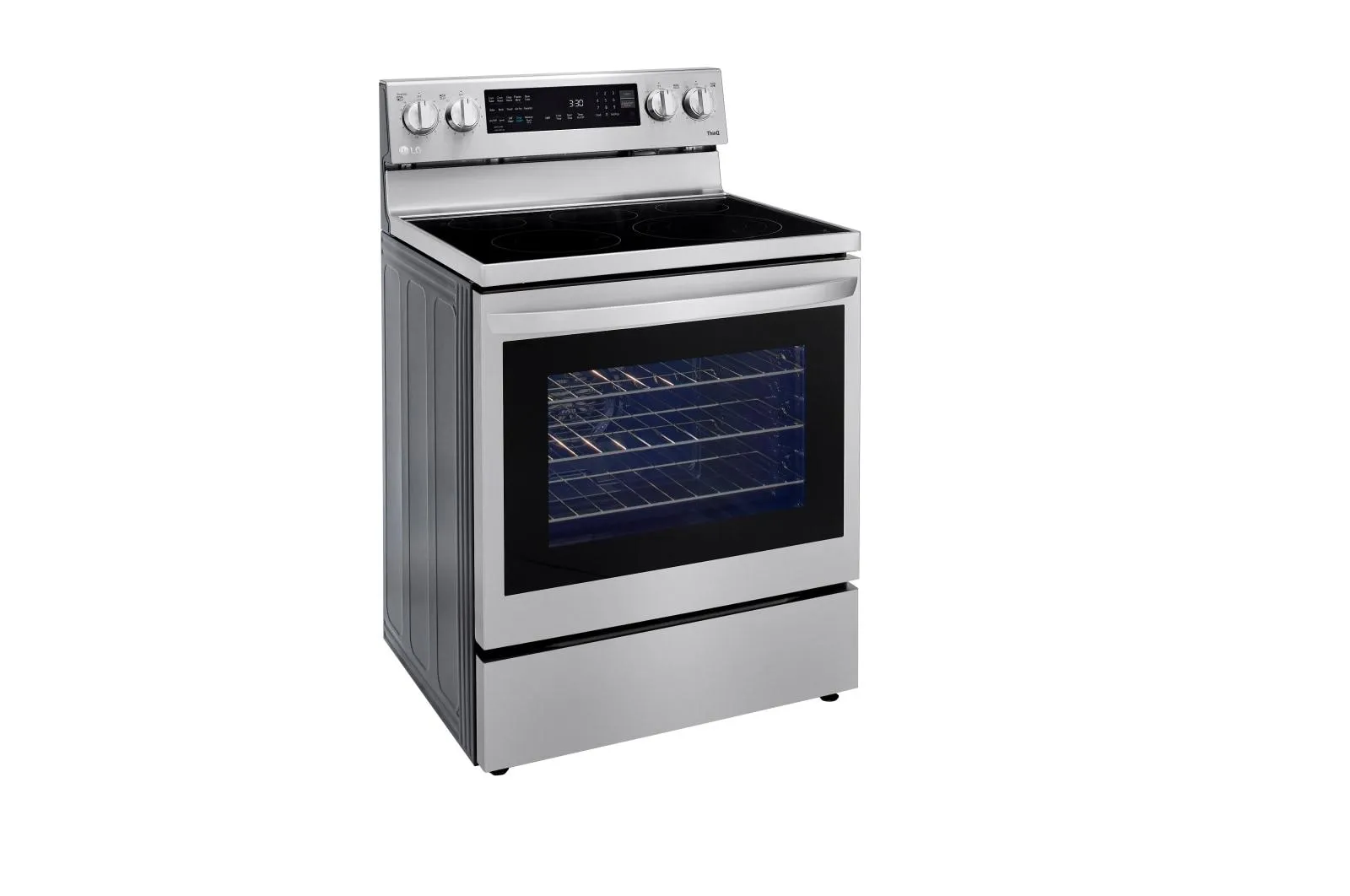 Lg LREL6325F 6.3 cu ft. Smart Wi-Fi Enabled True Convection InstaView® Electric Range with Air Fry