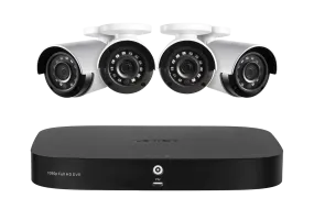 Lorex 1080p (8 Camera Capable) 1TB Wired DVR System with Analog Security Cameras