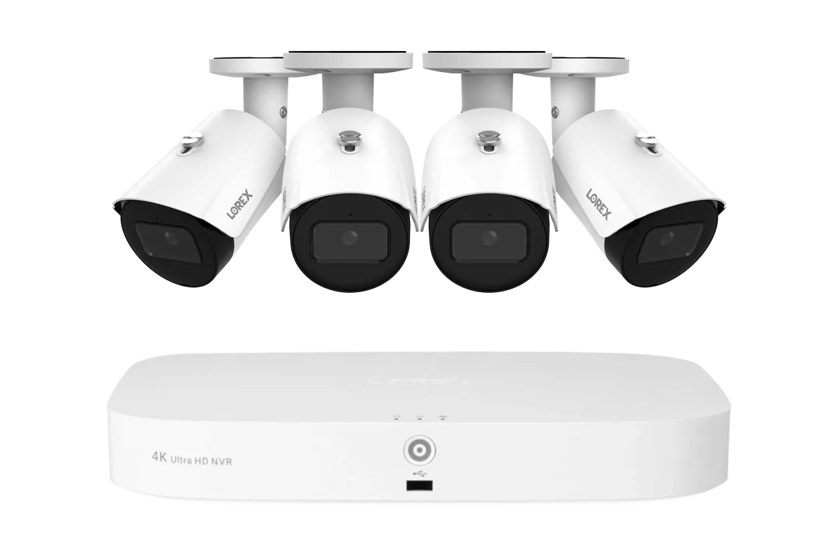 Lorex Fusion Series 4K 16 Camera Capable (8 Wired   8 Fusion Wi-Fi) 2TB Wired NVR System with 4MP (2K) A4 IP Bullet Cameras