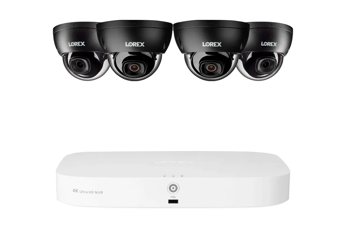 Lorex Fusion Series 4K 16 Camera Capable (8 Wired   8 Fusion Wi-Fi) 2TB Wired NVR System with 4MP (2K) A4 IP Dome Cameras