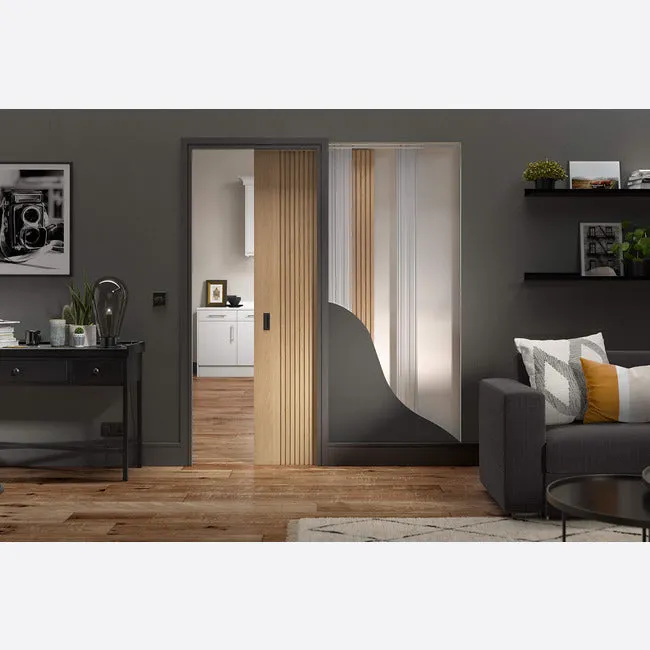 LPD Flusso Double Pocket Door Kit