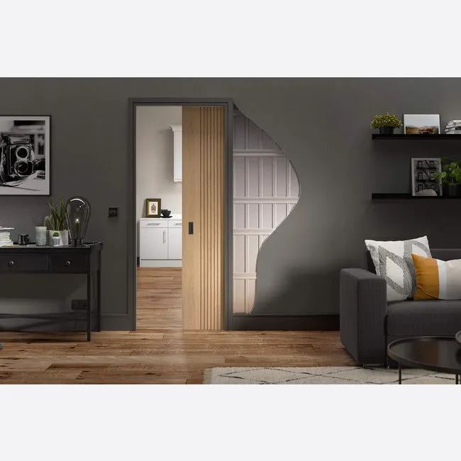 LPD Flusso Pre-Assembled Single Pocket Door Set