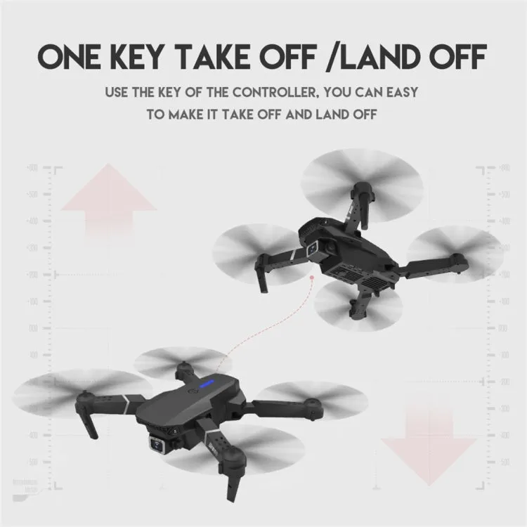 LS-E525 1080P Single Camera Mini Foldable RC Quadcopter Drone Remote Control Aircraft(Black)