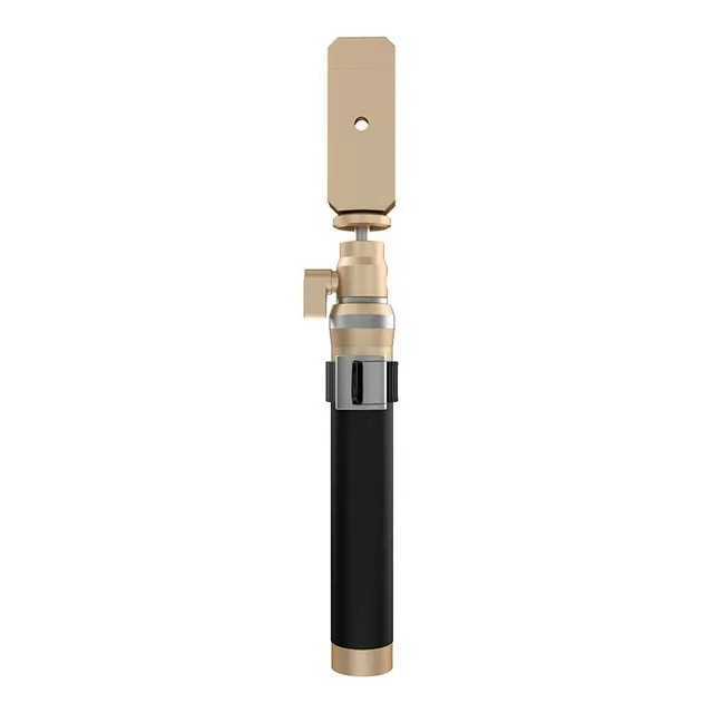 Luxury Bluetooth Monopod Selfie Stick Handheld Brushed Metal