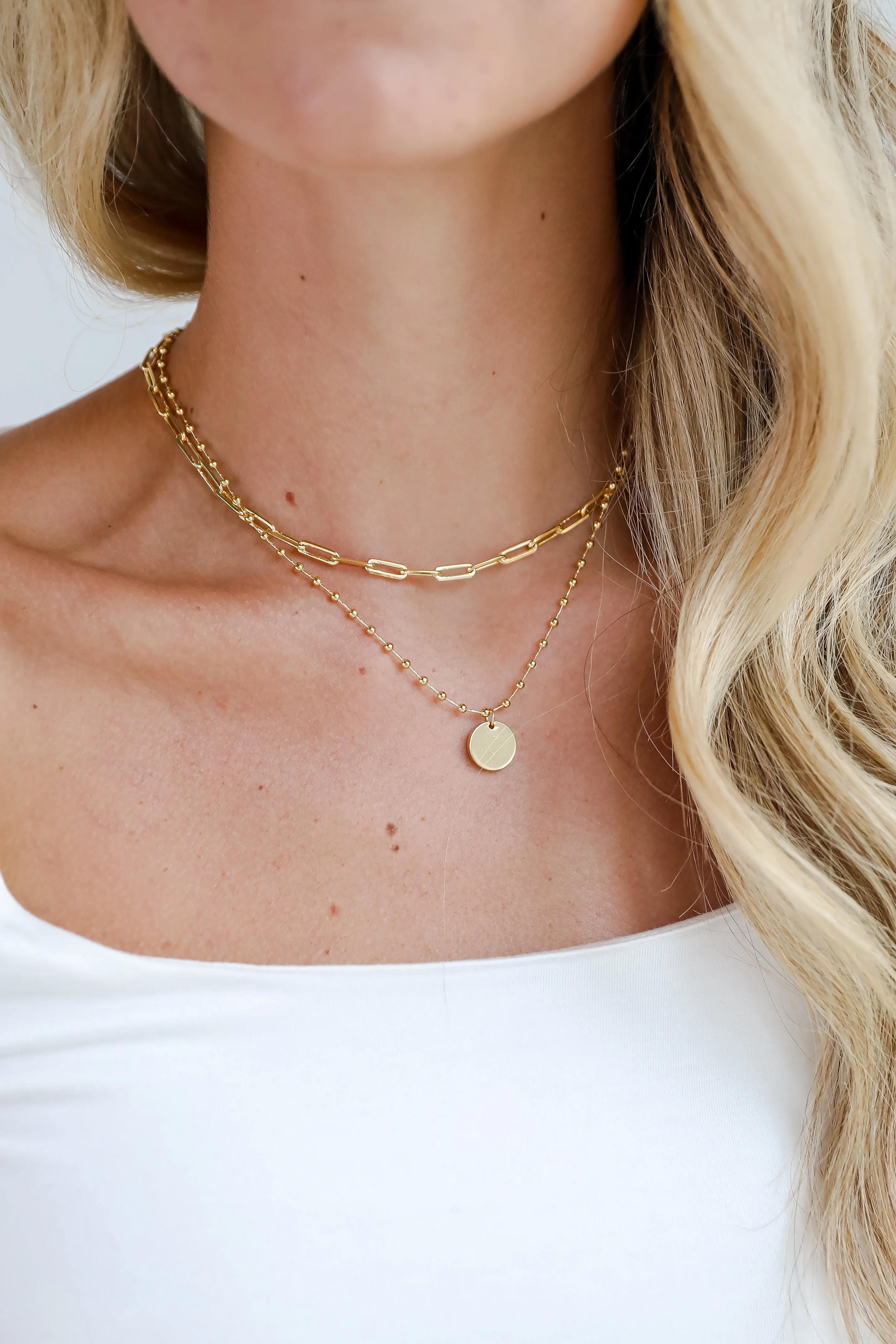 Madeline Gold Layered Chain Necklace