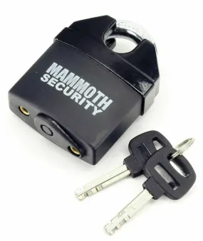 Mammoth Shackle Lock For Use With Security Chains