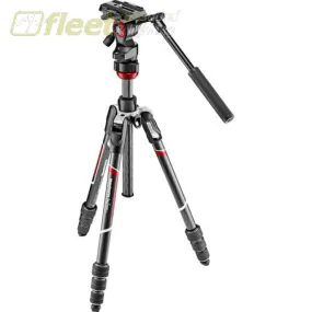 Manfrotto MVKBFRTC-LIVE Befree Live Carbon Fiber Video Tripod Kit with Twist Leg Locks