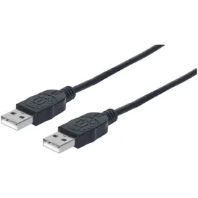 Manhattan 353885 USB 2.0 A-Male to A-Male Cable (1.5ft)