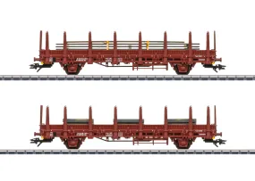 Marklin HO 46932 Stake Car Set  2 Kbs  SNCB  Summer 2024 New Item